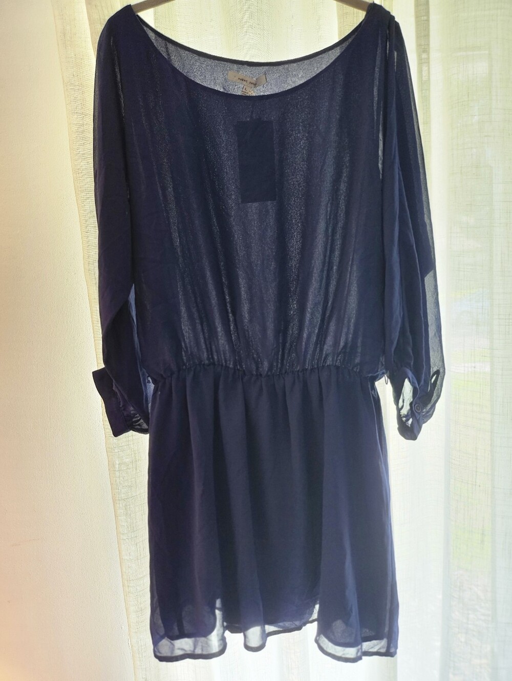 L-Naked Zebra- Royal Blue Mini Dress NWT - Picture 2 of 6